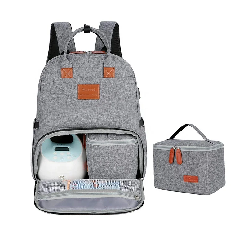 
V-Coool Wholesale breastmilk cooler lunch bag waterproof diaper bag backpack 