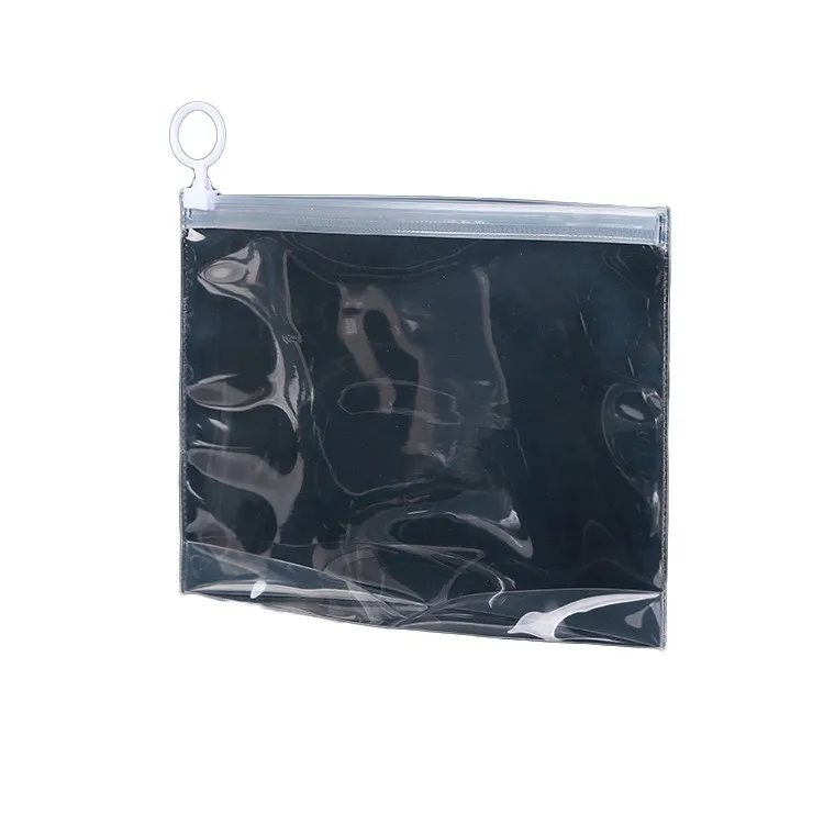 wholesale Transparent EVA Three-dimensional Makeup Clothes shoes Bag Custom Logo PVC Cosmetic Bag Folding Bottom Circle Zip Bag