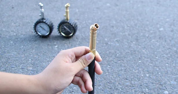 Heavy Duty Chrome High quality Tire Pressure Gauge For Car & Motorcycle 0 - 100 Psi Measurement Instrument for outdoor use