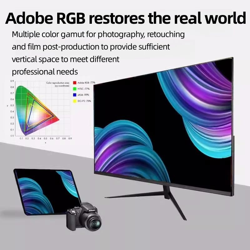 Factory Outlet Slim Flat 4K Curved 39 43 50 55 60 65 70 75 85 inch Smart Tv lcd tv