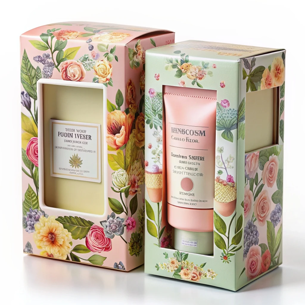 Customized Packaging Small Box Packaging Plain Paper Box White Cardboard Cosmetic Box