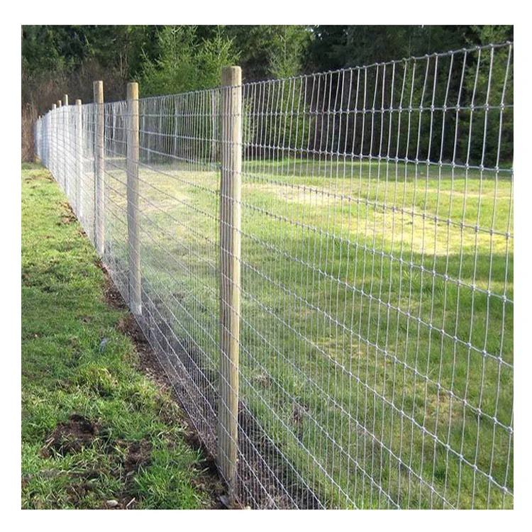 Factory supply hot dipped galvanized mesh wire for farm fence horse fence cattle field fence