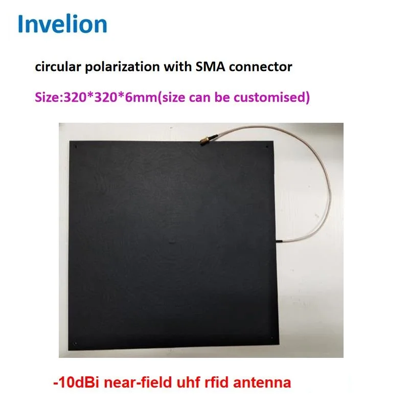  Инвентарный метка Диапазона UHF RFID для одежды антенна круговой 10dBi ближнего радиуса действия антенны 50 см; Из водонепроницаемого материала управления