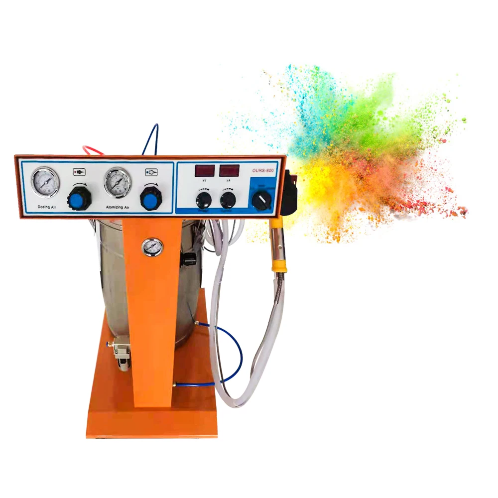 High Quality Electrostatic Powder Coating Powder Coating Machine Spraying Gun OURS800