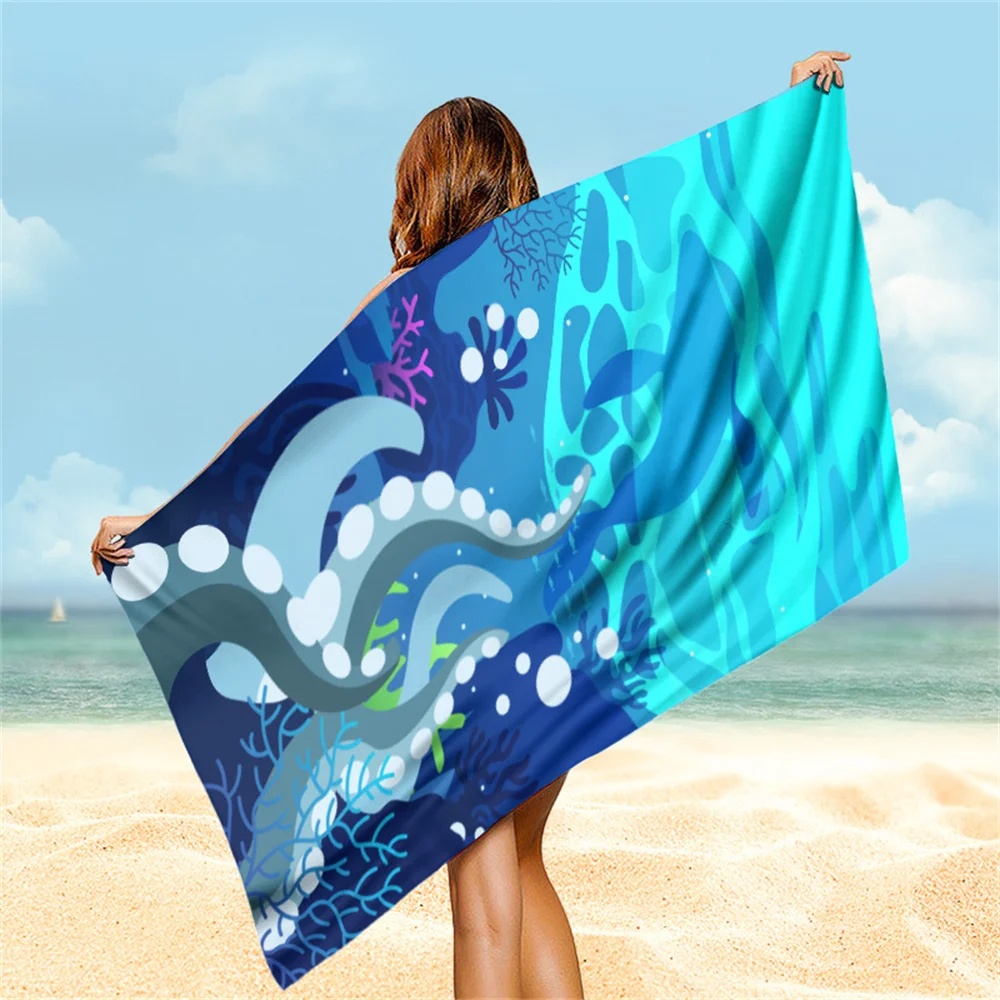 Free Design Custom Print Beach Towels With Logo Fast Shipping Summer Large Beach Towel Microfiber