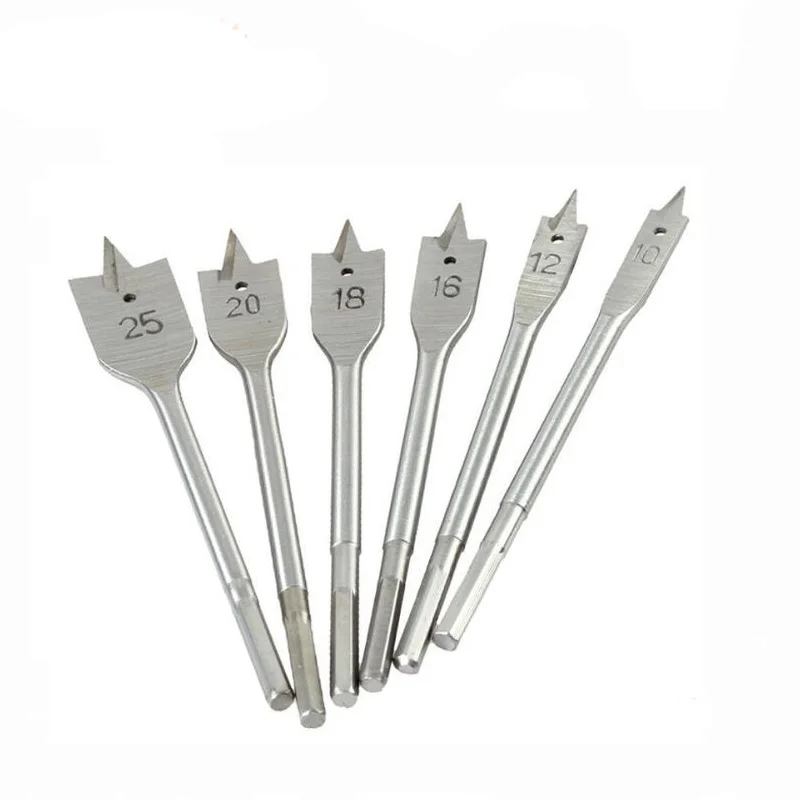Royal Sino Hex Shank Flat Wood Spade Drill Bit Set For Wood Drilling