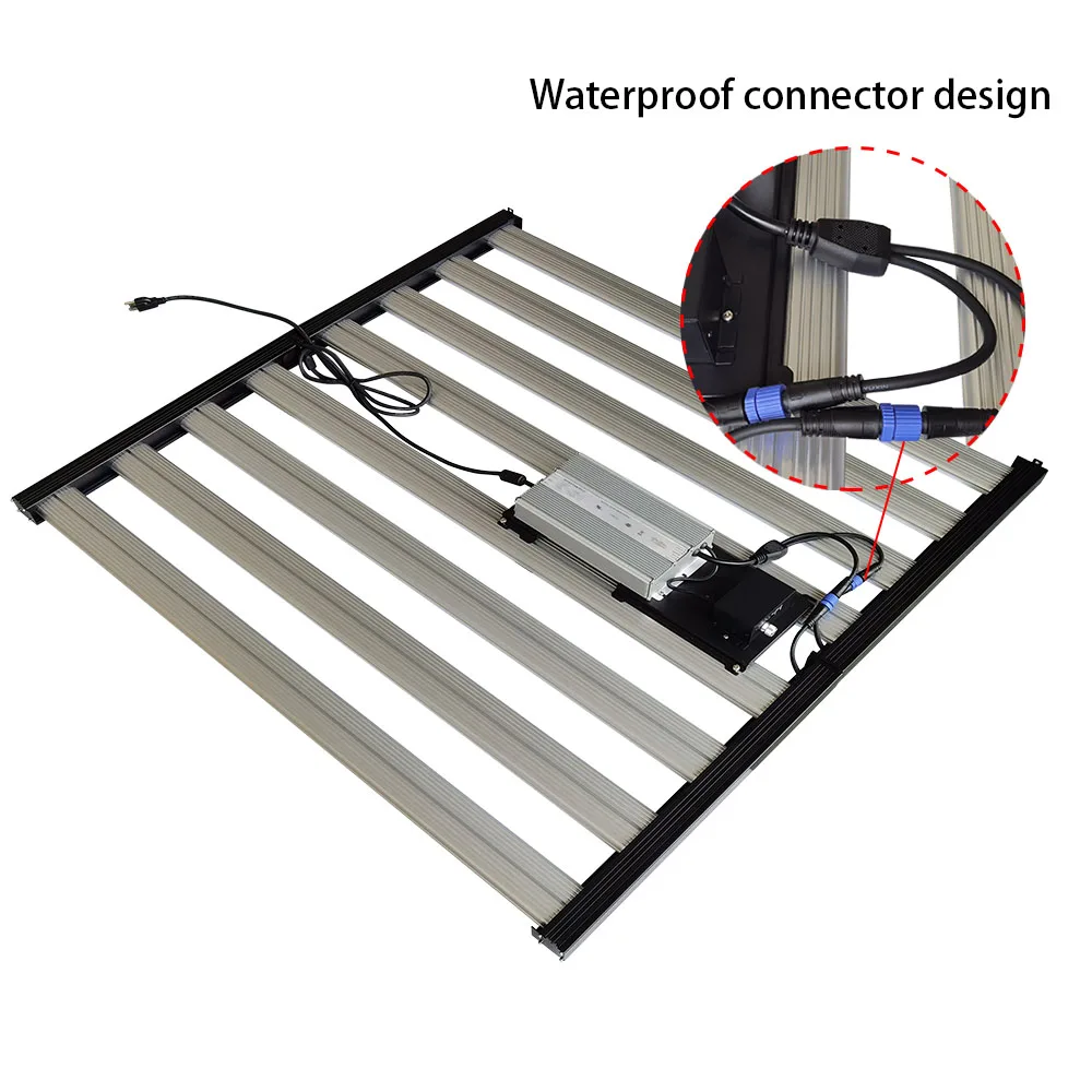 720 watt 8 bar Indoor Medical Plant Dimmable Hydroponic 800w 720w Full Spectrum Samsung 561c lm301b LED Grow Light Bar Strip