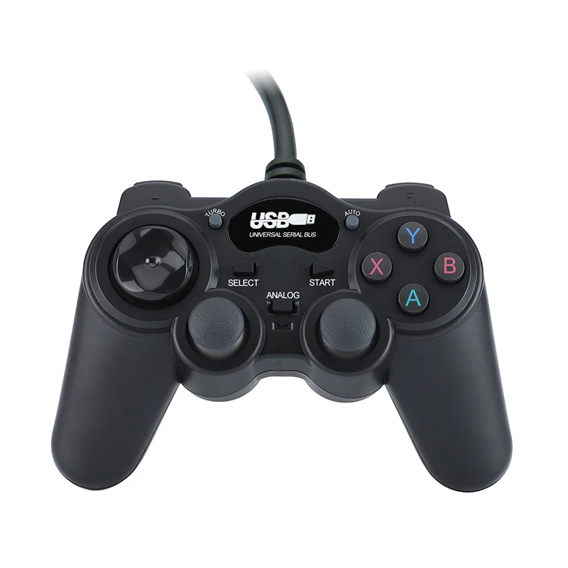 Yo HD-038Y USB Wired Game Controller Support Android Double vibrating Double joysticks No delay GamePad For PC/Game Stick
