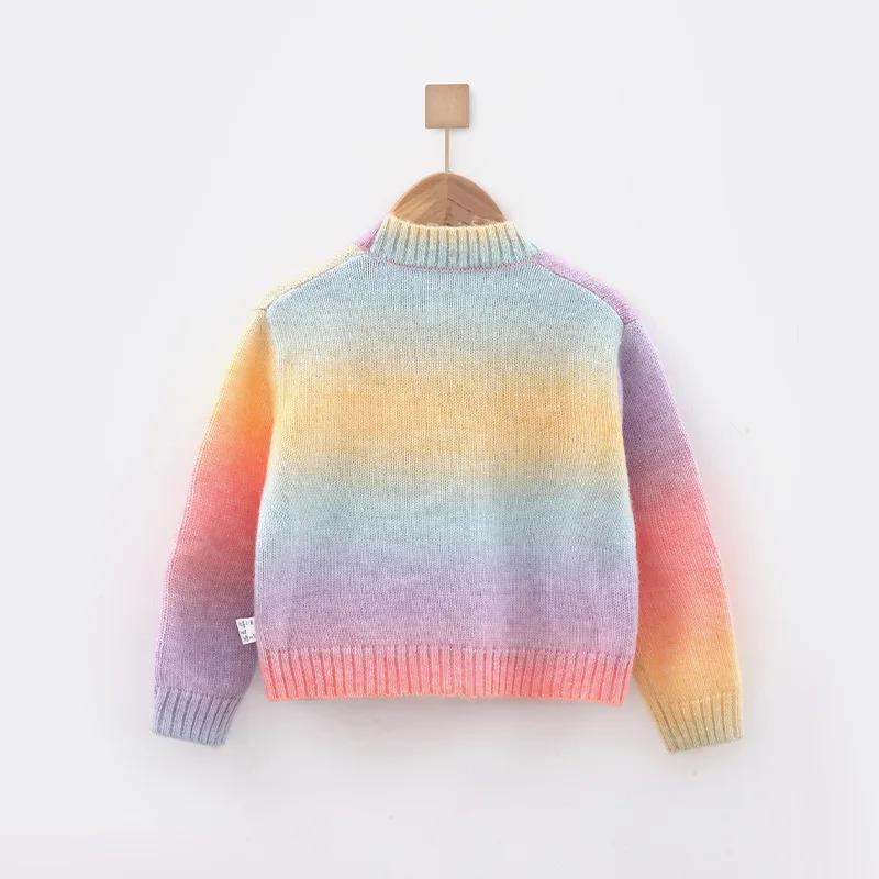 Professional knit casual Sweater girls clothes Girl cardigan for wholesales