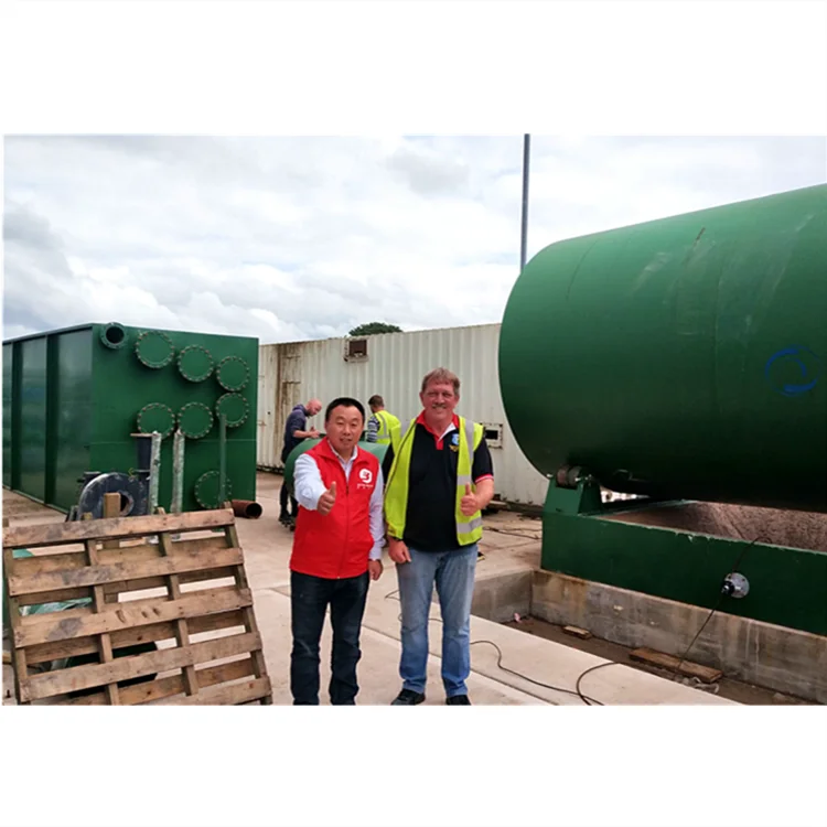 Continuous Pyrolysis Plant For Waste Tyre Plastic Pyrolysis Machine Convert Plastic To Fuel Oil