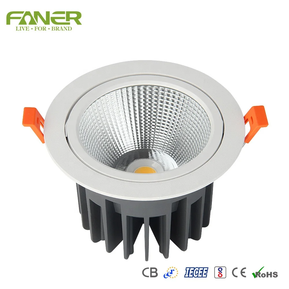 IECEE EER SASO lighting ceiling cob spotlight 3w 6w 9w 12w 16w 24w 30w adjustable lights led spot light