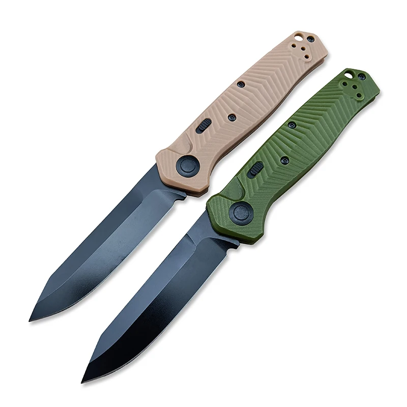 8551BK MEDITOR Camping Travel Hiking Pocket Knife D2 Stainless Steel Blade Outdoor Hunting Tactical Knife Emergency Survival Kni