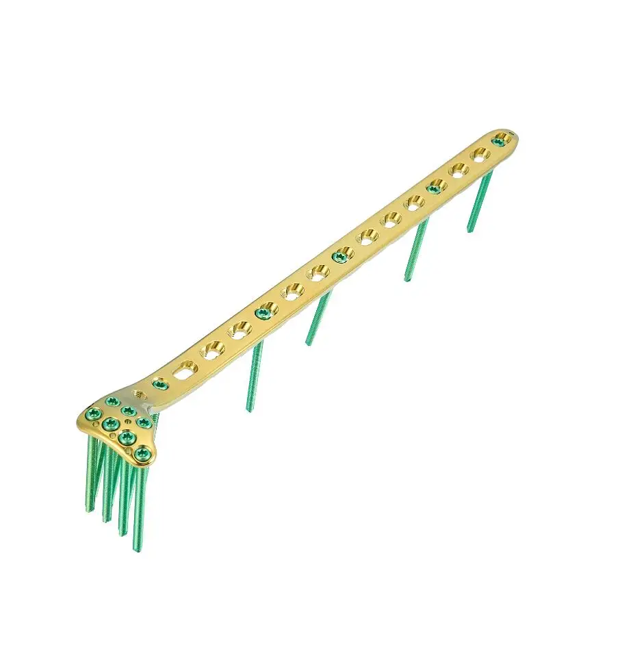 Better performance less tissue interference Tibial Locking plate with tibial nail