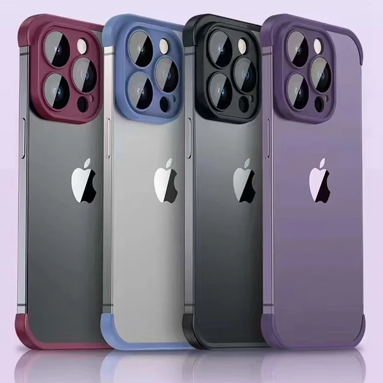 Newest Anti-fall Half Border Camera Lens Protection Shockproof TPU Frame for iPhone 14 13 12 Pro Max