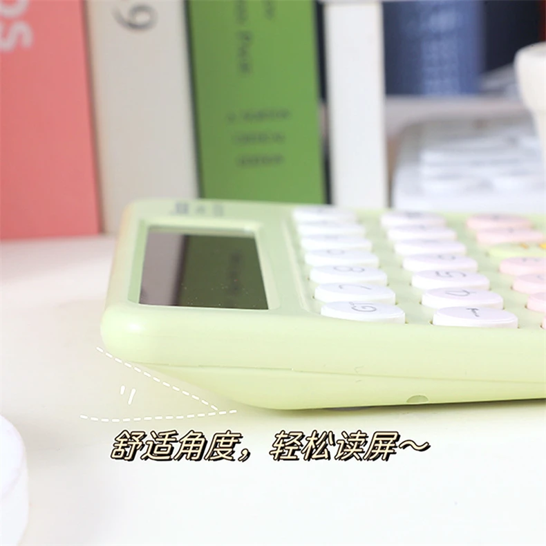 Calculators LCD Display Store Office Desktop Customized Logo Stationery Cientifica Calculadora Solar 12 Digits Calculator
