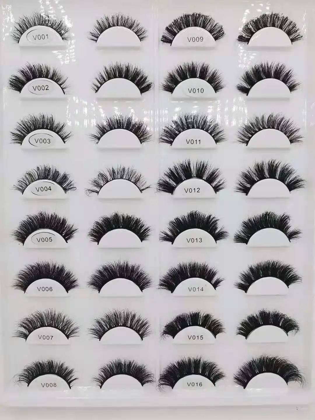 
NEW Clear Invisible Band 3D Eyelash 3D Silk Mink Lashes 