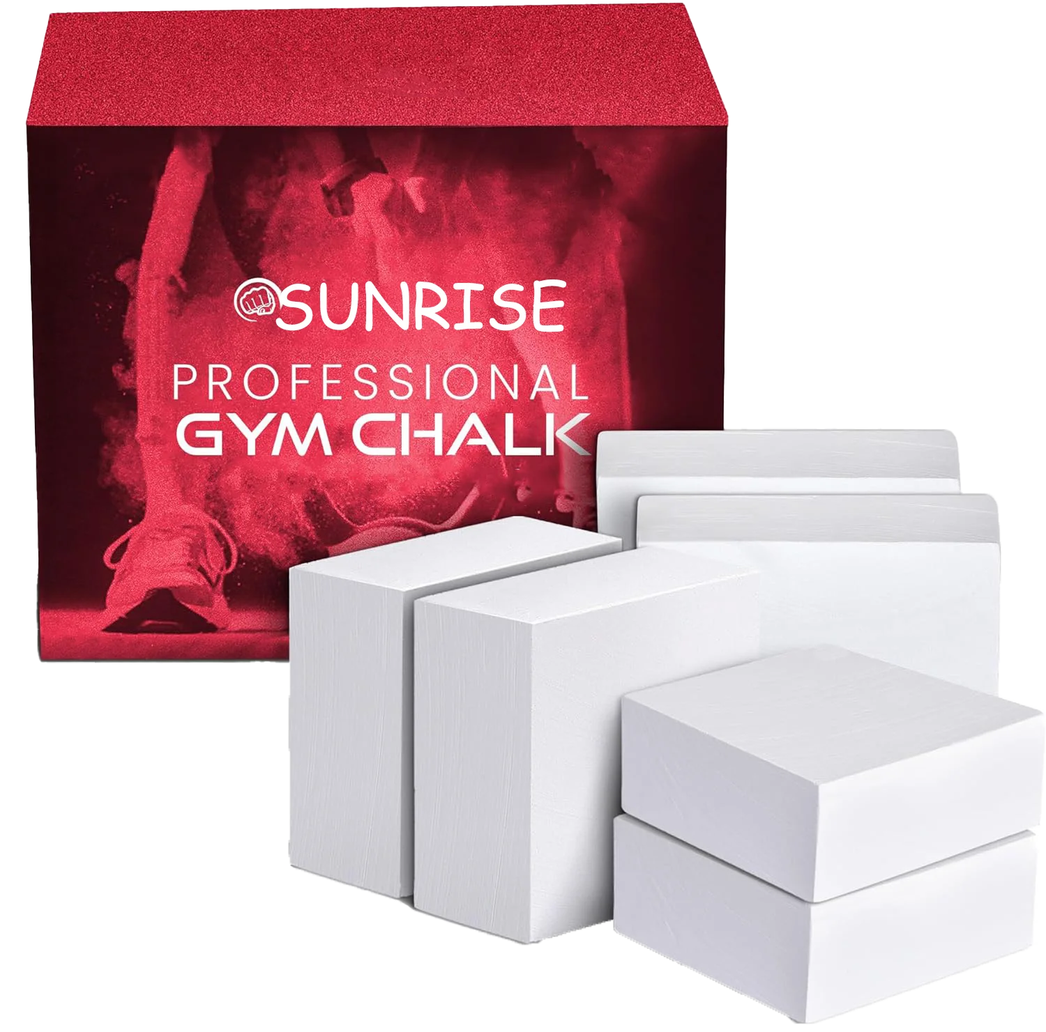 Gym Chalk Blocks, for Rock Climbing, Weightlifting, Workout Lifting, Gymnastics Bars,  Magnesium Carbonate Chalk