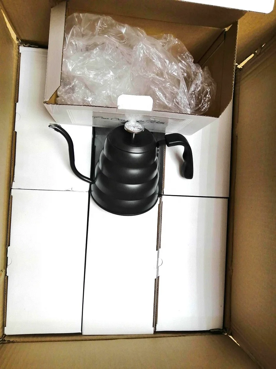 1.2L Stainless Steel Pour Over Coffee Drip Kettle Gooseneck Tea Pot