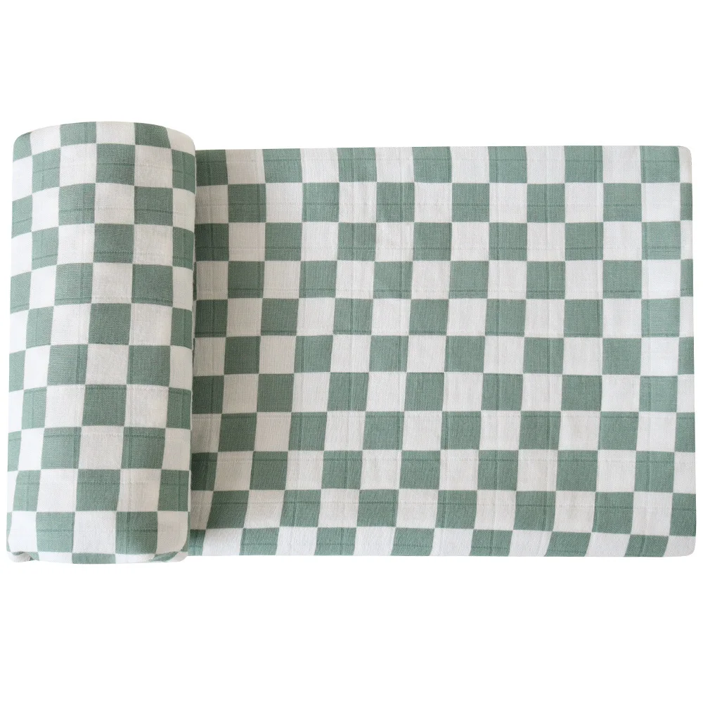 custom print soft baby cotton muslin sheet quilt swaddle blanket