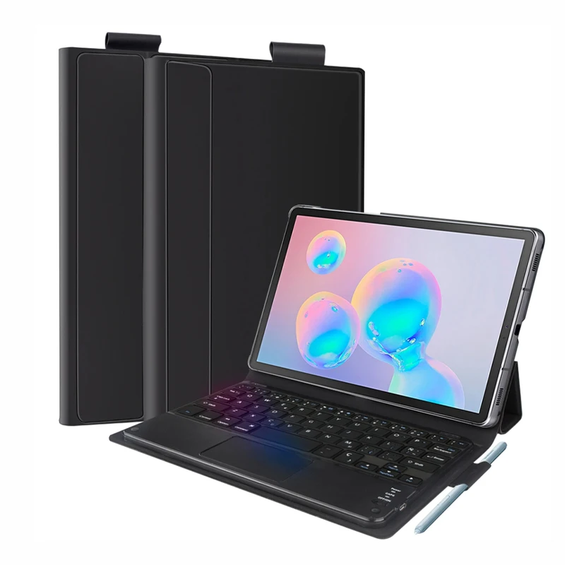 Новый водонепроницаемый микро USB беспроводной чехол для клавиатуры PU кожаный смарт-чехол для ноутбука