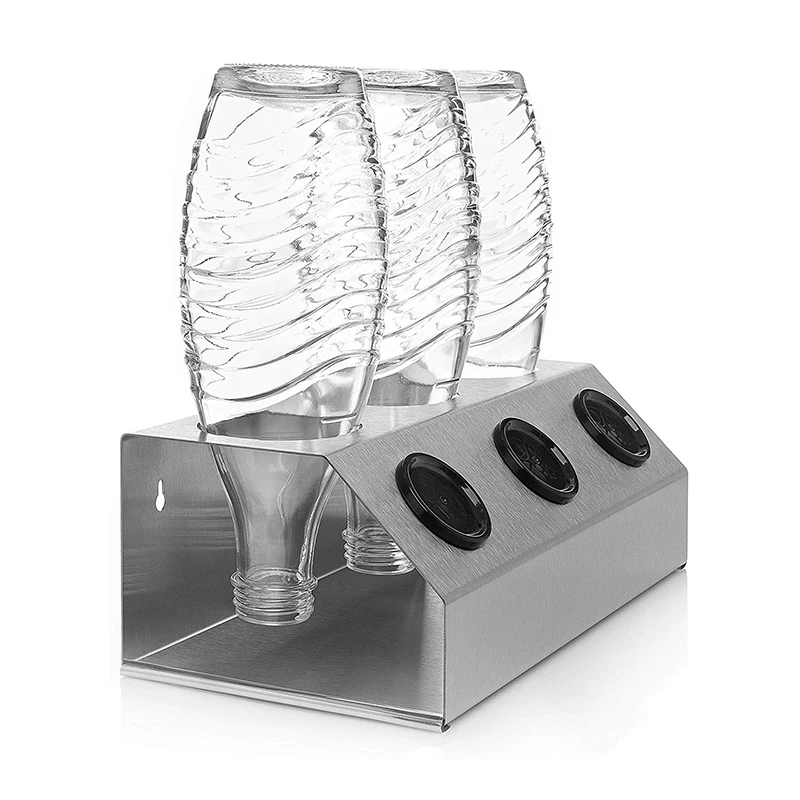 
Best selling Soda stream flaschenhalter metal bottle holder soda Abtropfgestell 