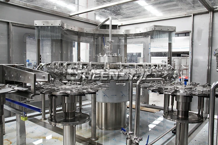 Factory produce milk and juice production line