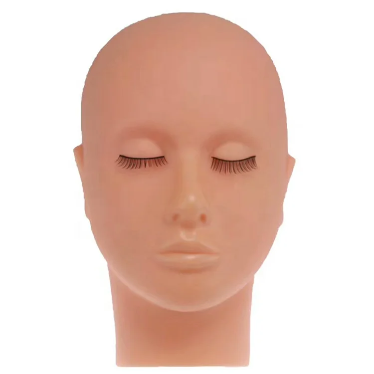 Wholesale practice training mannequin head for eyelash extensions