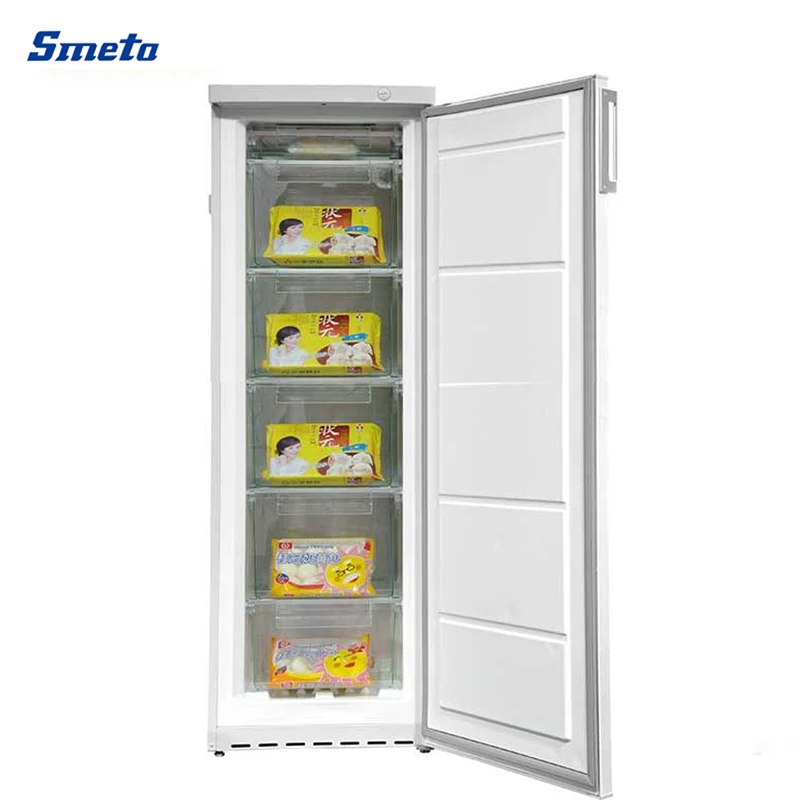 
185L Manual Defrost Upright Deep Freezer Room With 6 Drawer 