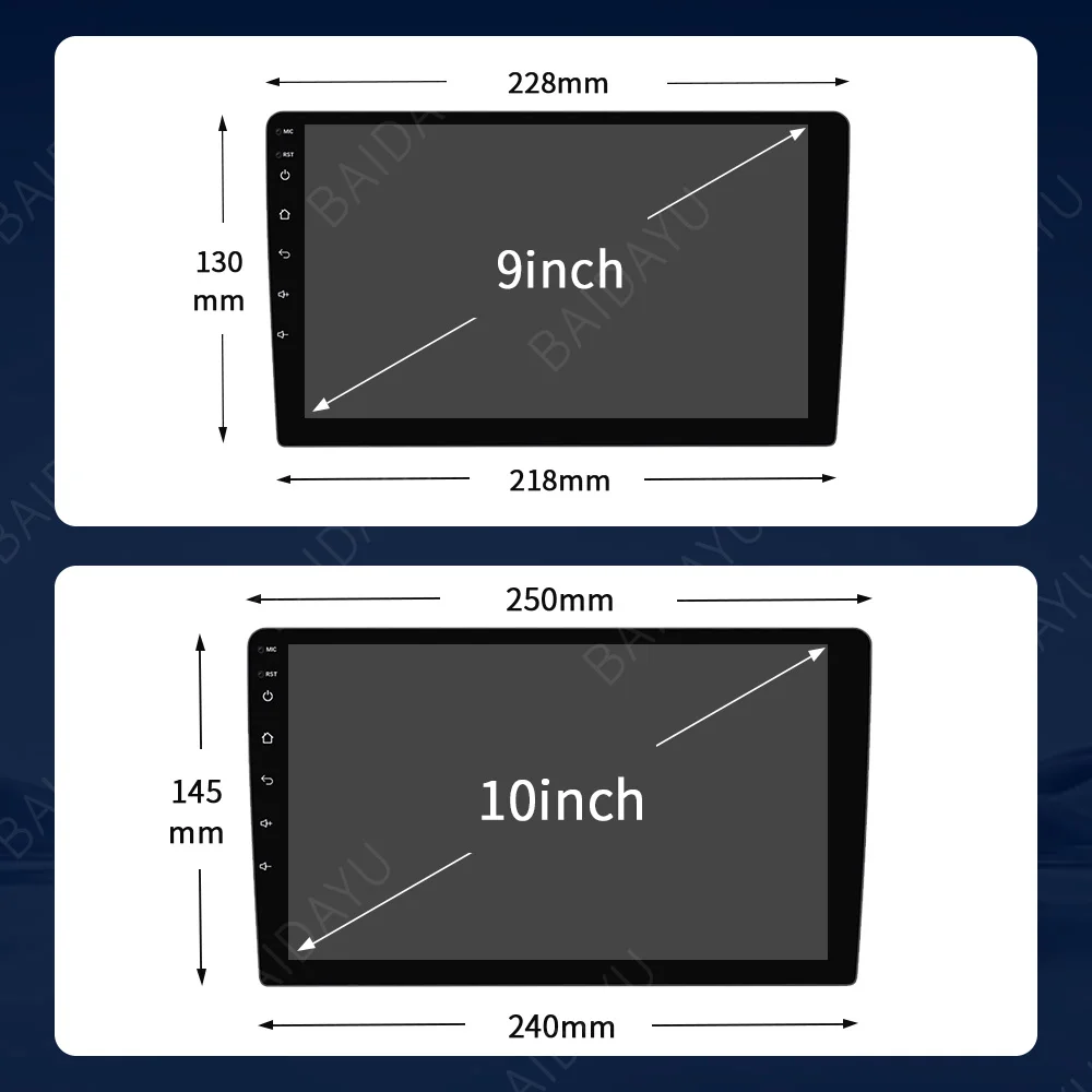 Высокое качество TS7 ooled Автомобильный дисплей 2din 9/10 дюймов Универсальный android автомобильный стерео gps для автомобиля Dvd плеер