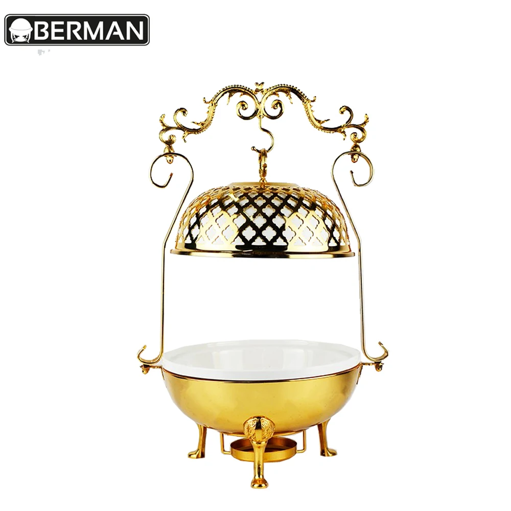 Other hotel & restaurant supplies electric chafing dish rose gold stainless steel buffet warmer set induction chafing dish