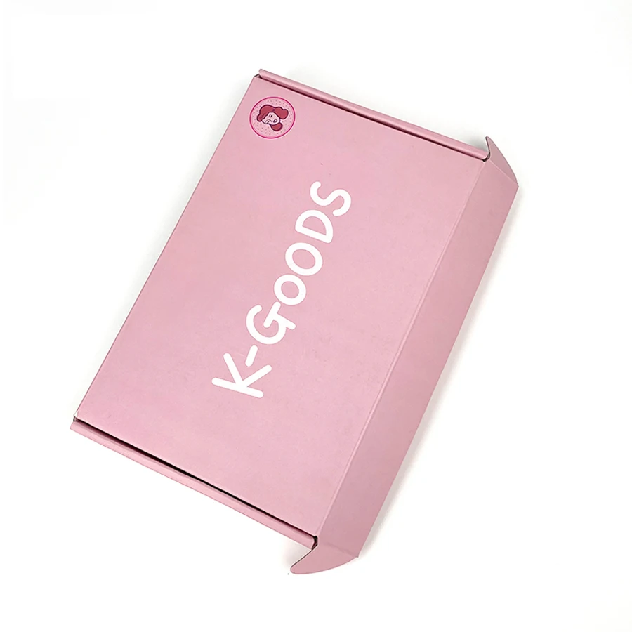 5 Ply Pink Color Lightweight Shipping Boxes For Small Business Goods Packaging