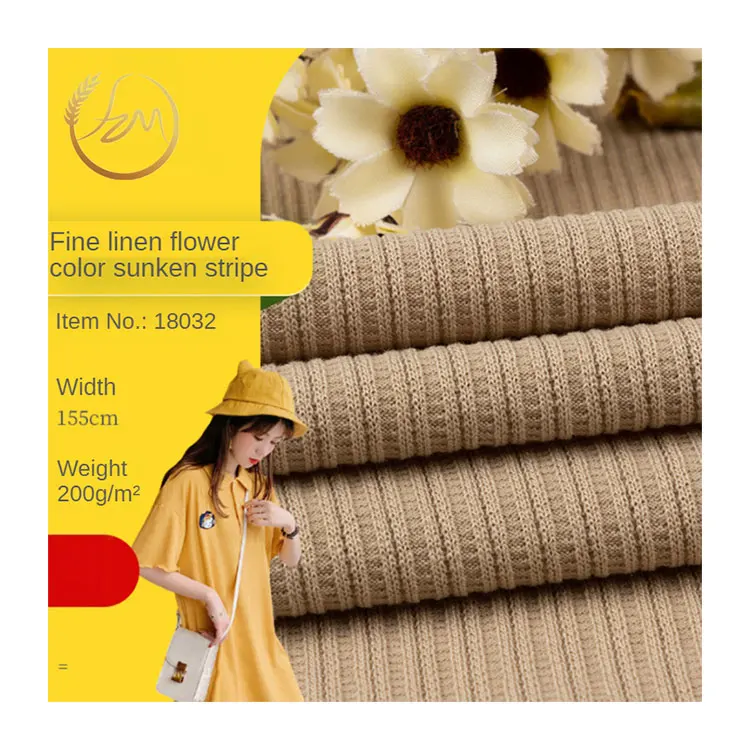 wholesale price plain dyed knit yarn 100% polyester dress fabric