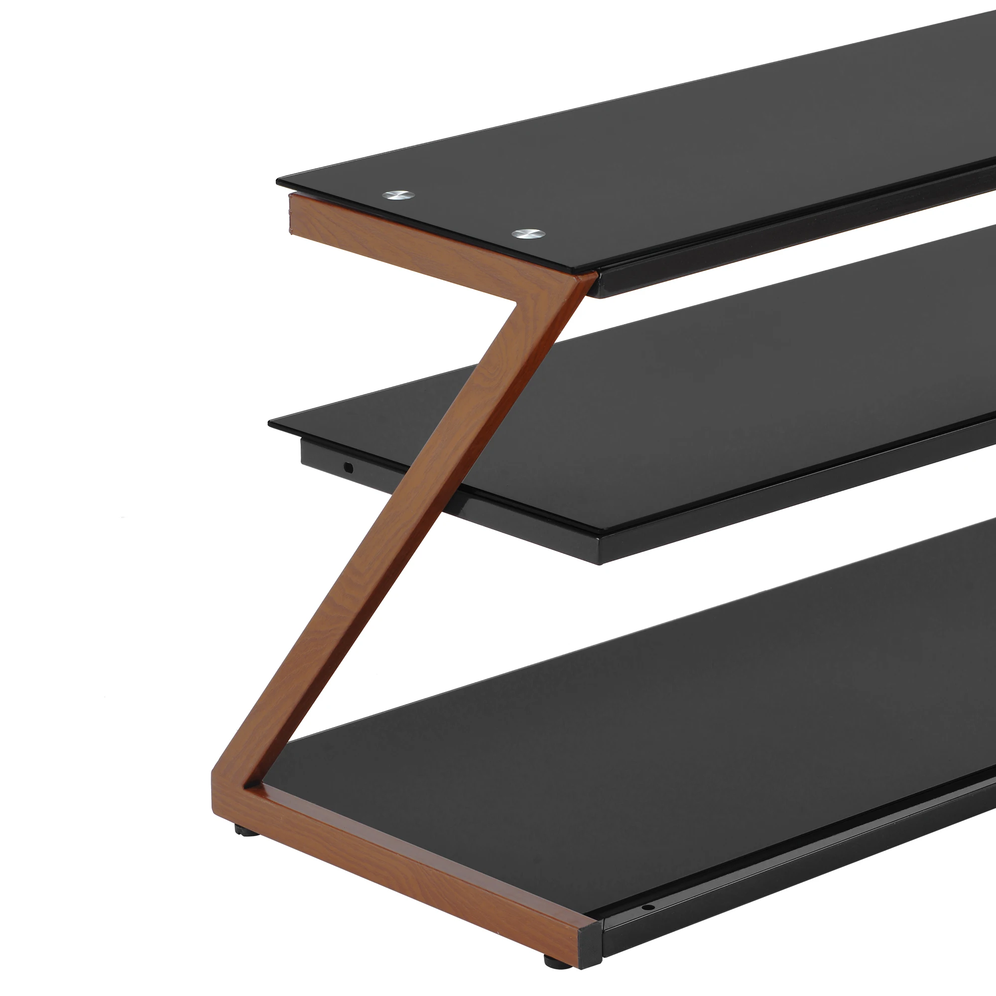 Luxury Modern Appearance and Home Furniture Led Glass Television Stand Design / Modern Bedroom Wood TV Stand Cabinet