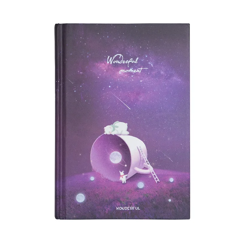32K Magic Luminous Diary Note Book Student School Stationery Supplies Journal Agenda Starry Sky Hardcover Notebook