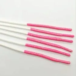 Telephones & Accessories Polyester Soft Cord Custom 3mm Round Hoodie With Dripping Silicone Tips DrawstringTelephone Cords