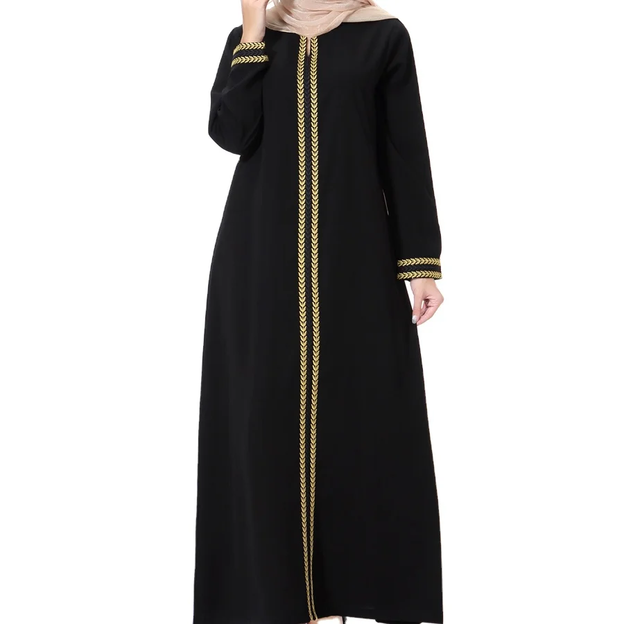 Best Selling Abaya Dress Dubai Designs Islamic Ethnic Clothing Turkish Wholesale Open Abaya For Muslim Women