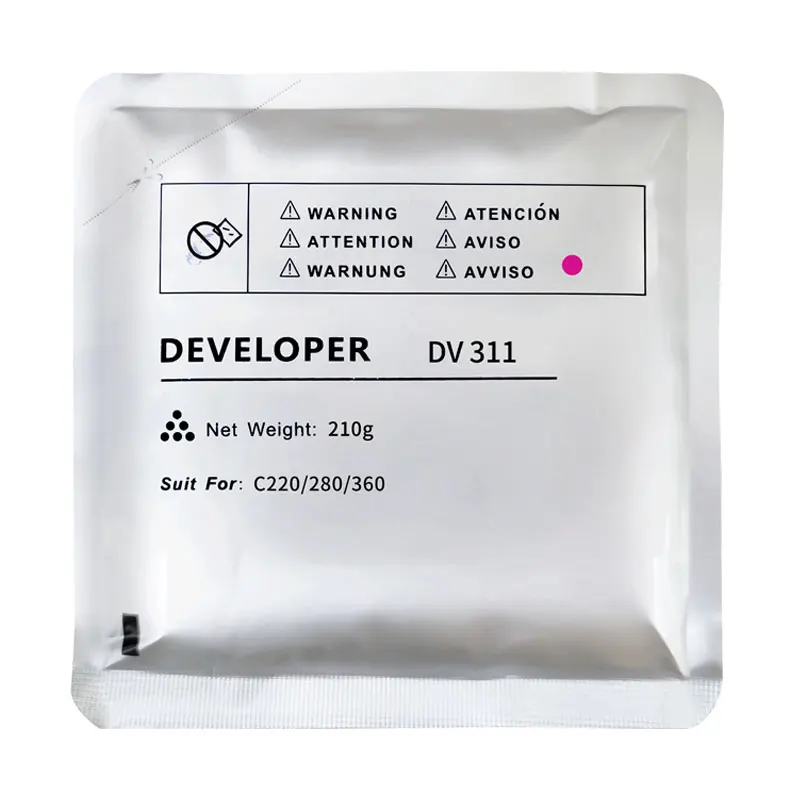 Popular high quality Compatible toner DV311 280  360 203 452 C220 Copier Color Developer for Konica Minolta Bizhub