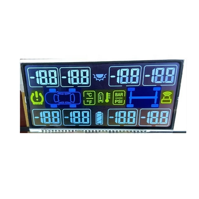 Customized 7 Segment Lcd Display Low Power Consumption Lcd Display Module Monochrome Lcd Screen for Tire Gauge