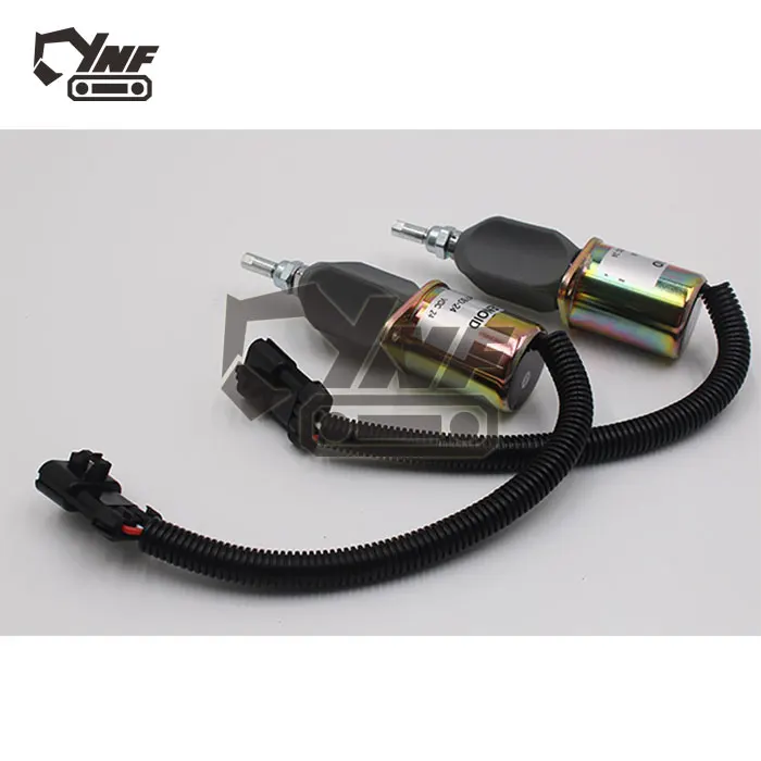 24V Fuel Stop Solenoid SA-4780-24 1751ES-24A7UC9B5S5 99453479 Cut Off Solenoid For Excavator