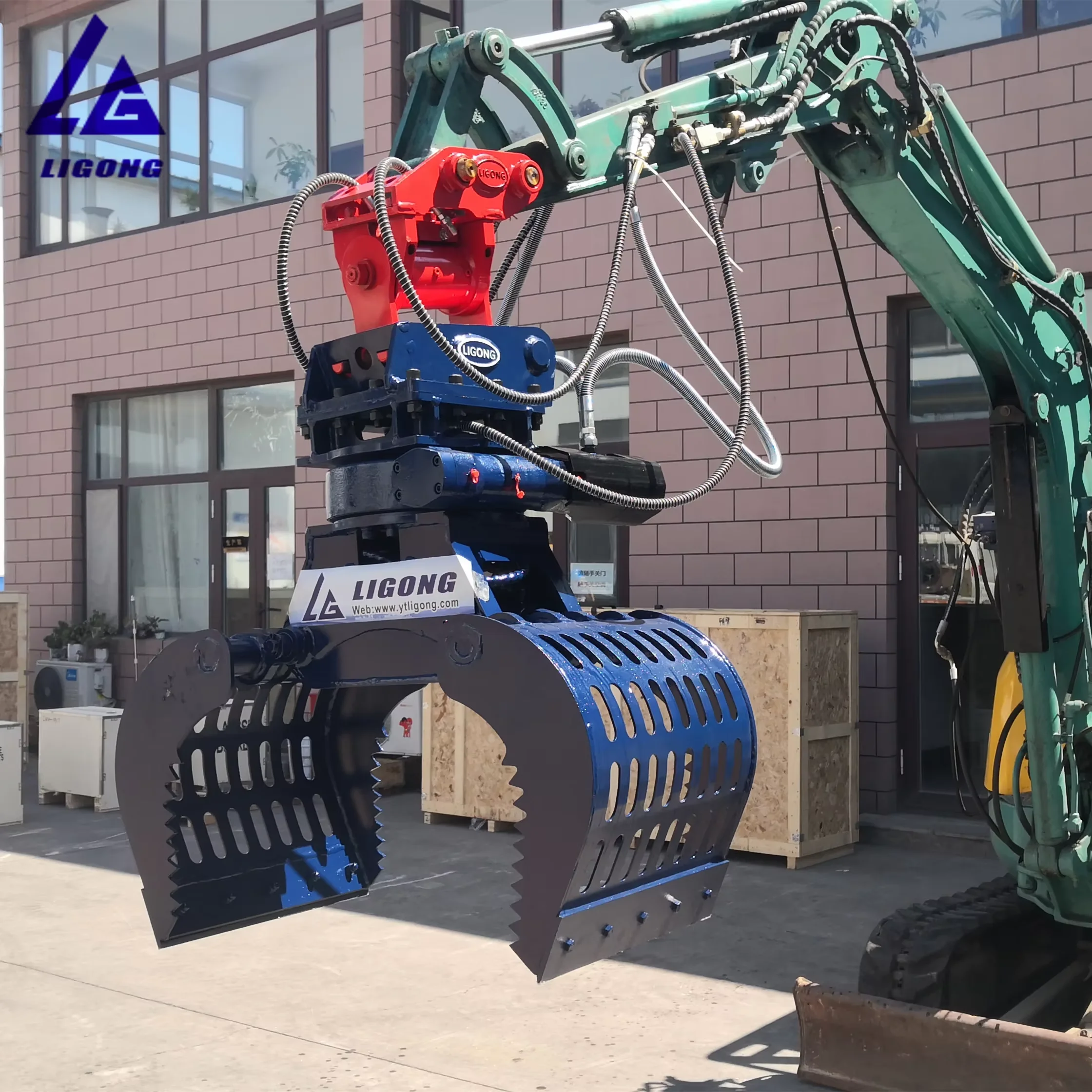 Hydraulic Rotating Selector Grapple sorting demolition Grab