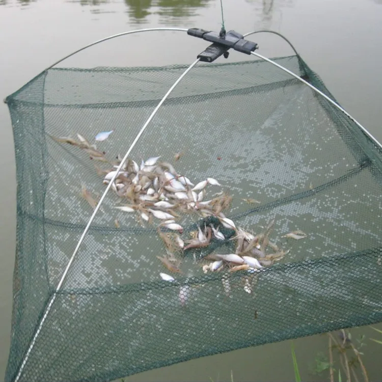 Fishing Trap Foldable Net Baits Safe Catch Umbrella Cast Dip Net Fish Crayfish Shrimp Crawdad Minnow Crab Crawfish Lobster