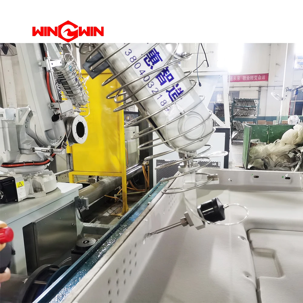 Робот Водоструйная режущая машина с двойными ABB Роботизированными руками