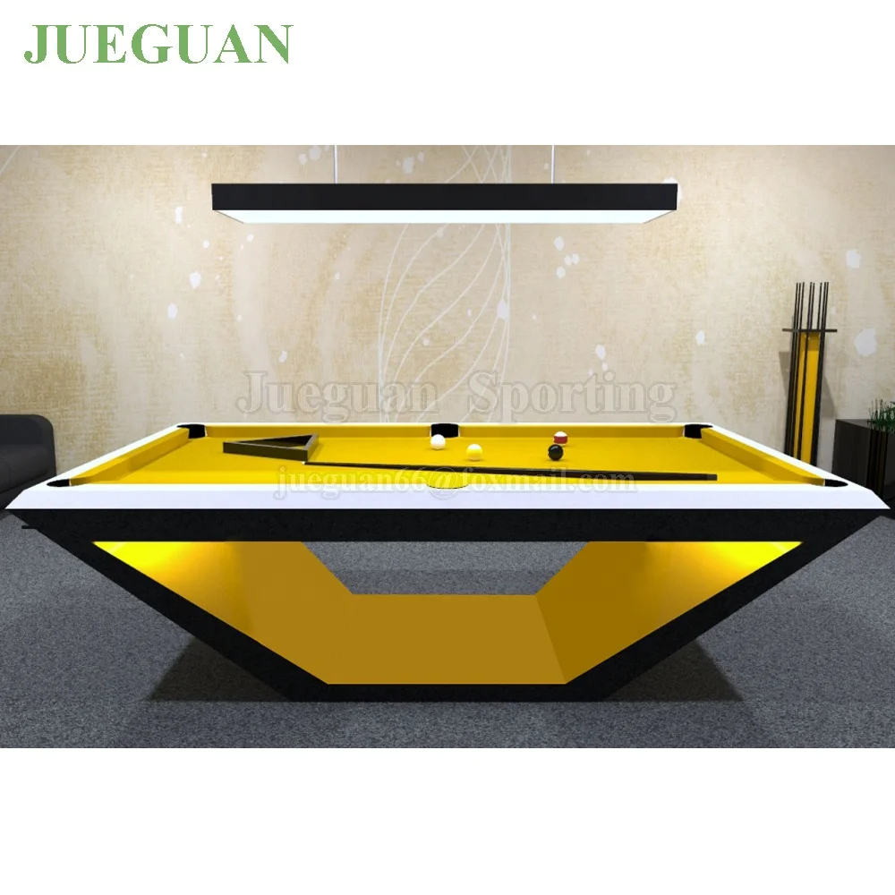 Multifunctional 2 in 1 Luxury Modern Oak Solid Wood 8ft Pool Table with table tennis top for Sale