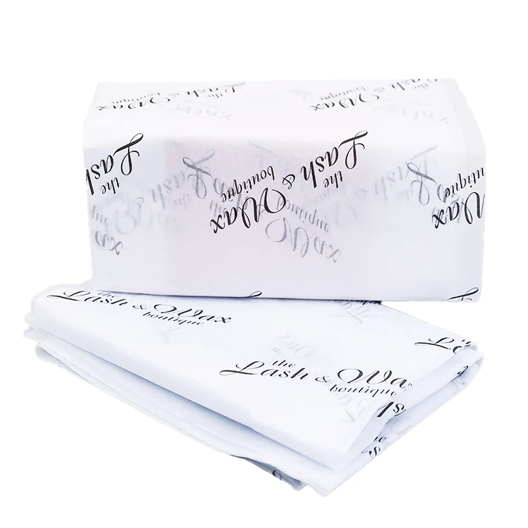 2024 Custom Wrapping Tissue Paper Packing Brand Tissue Papers with company logo wrapping paper for clothing