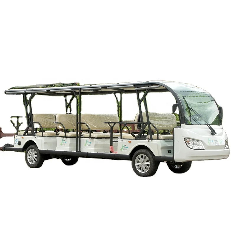 Аккумуляторная электрическая литиевая батарея или свинцово-кислотный 18 сидений, качающимся автобус для курорта для экскурсионных поездок и пользуется популярностью у Европы в Китае (стандарты CE,