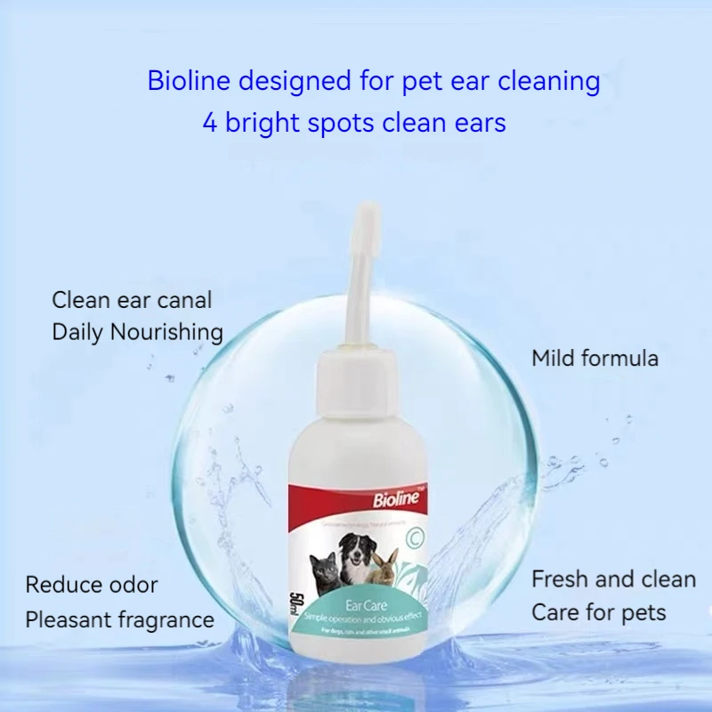 Wholesale Cross-Border Pet Cleaning & Bathing Products Premium Ear Mite Oil for Cats and Dogs Effective Ear Cleaning Liquid