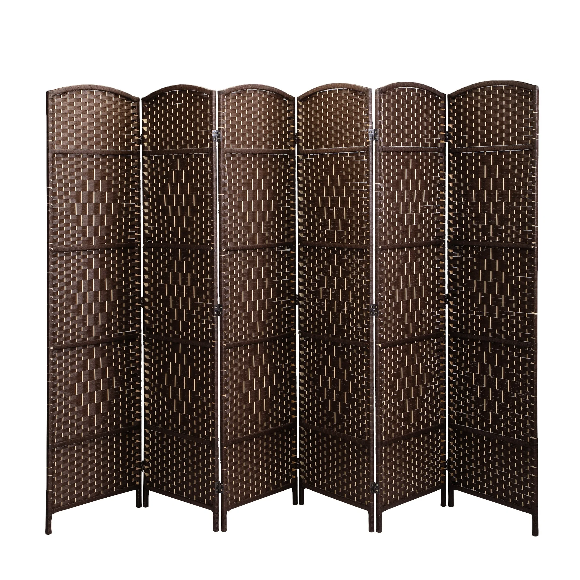 US WAREHOUSE Folding Room Divider Screens 6 Panel Screen Room Dividers for home