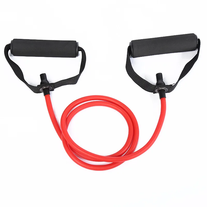 Single Resistance Band Exercise Tube With How To Use Exercise Resistance Bands