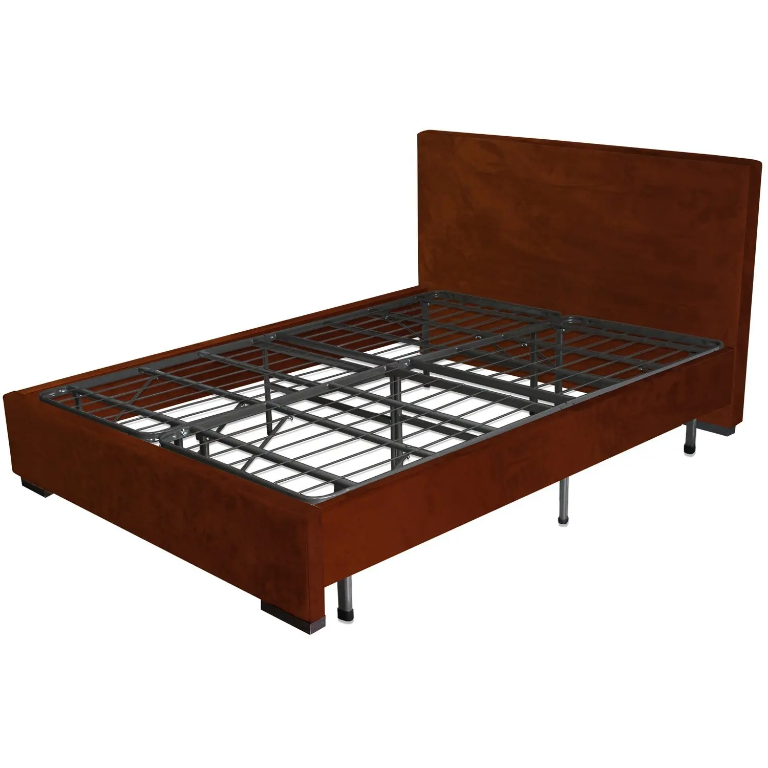 Iron folding single bed frame adjustable hotel bed base