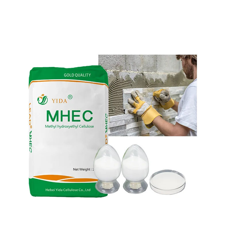 Gypsum based mortar viscosity build up by MHEC from Hebei Yida with smooth workability high water retention without stickness